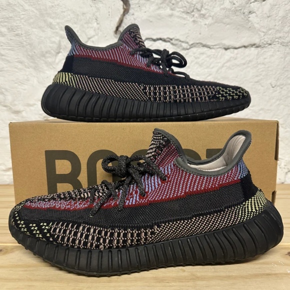 Adidas Yeezy Boost 350 V2 Yecheil Non-Reflective FW5190 Men Size 5.5 Preloved - Picture 1 of 10